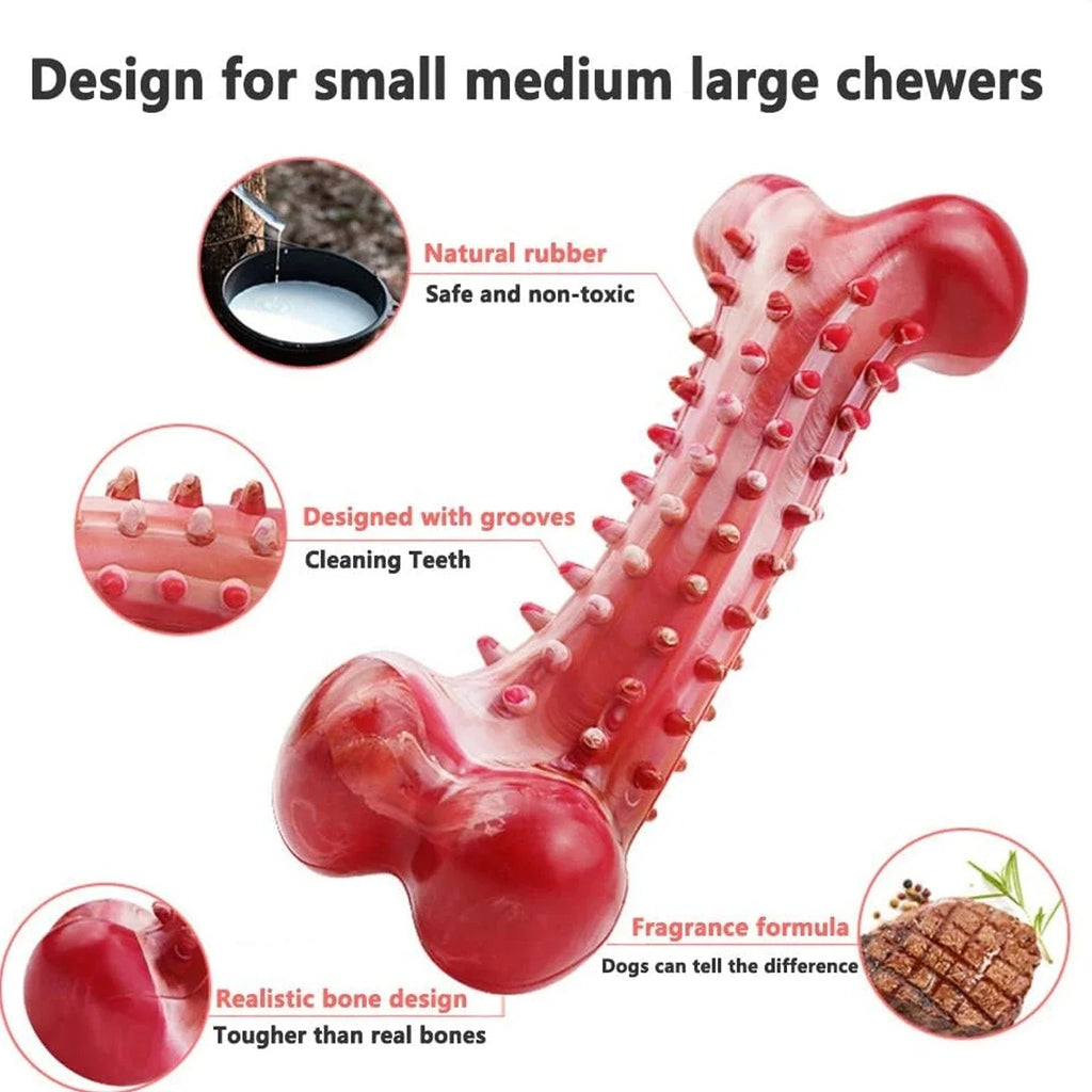 Natural Rubber Chew Toy Suitable For Aggressive Dogs - Durable And Long-Lasting Suitable For Dogs Chewing Heavy Objects