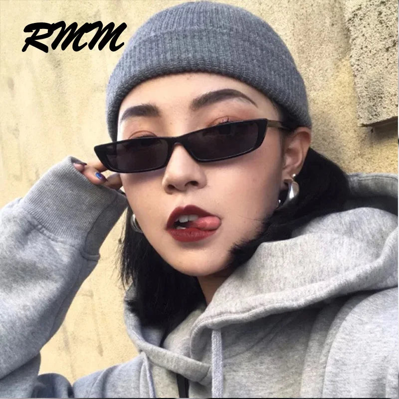 Unisex small vintage Square Frame Sunglasses retro Individuality Sunglasses women men's glasses