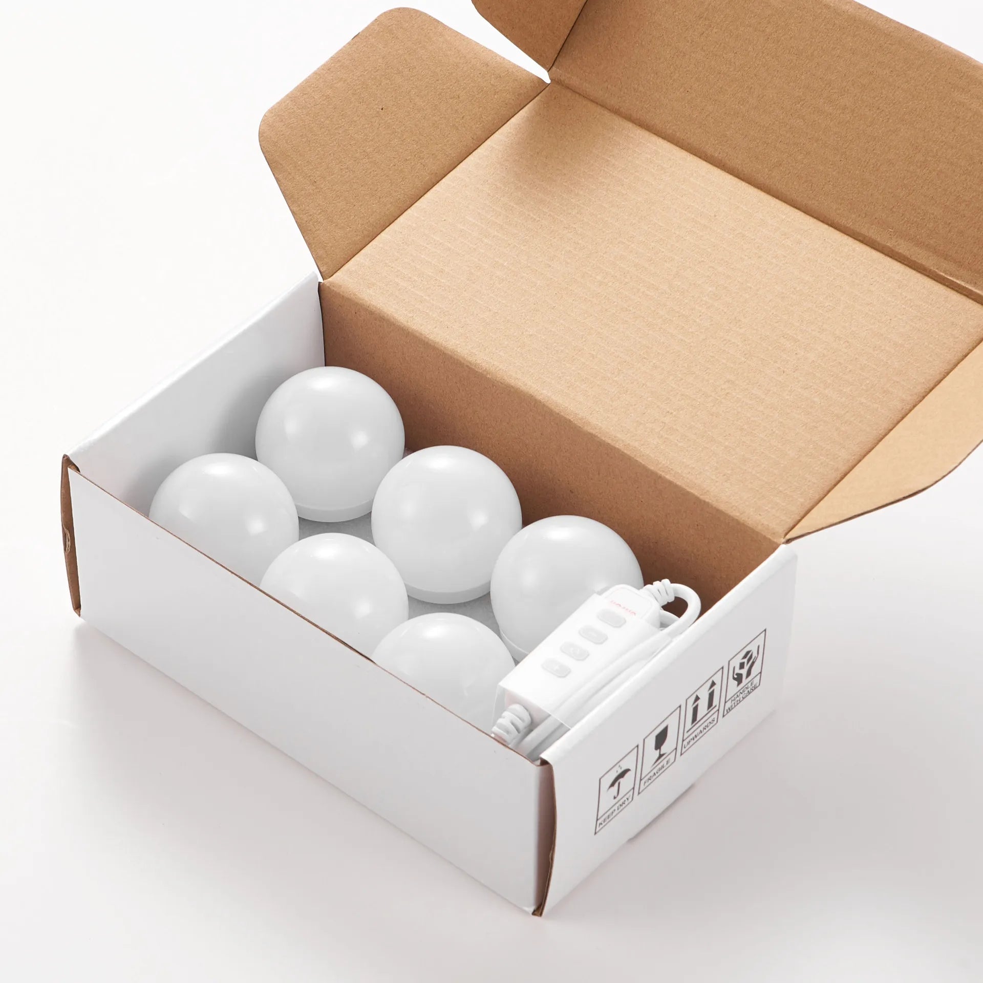 4/6/8/10/12/14pcs Makeup Mirror Light Set USB Dimmable Led Mirror Front Lamp for Bathroom Table Mirror Vanity Light Bulbs