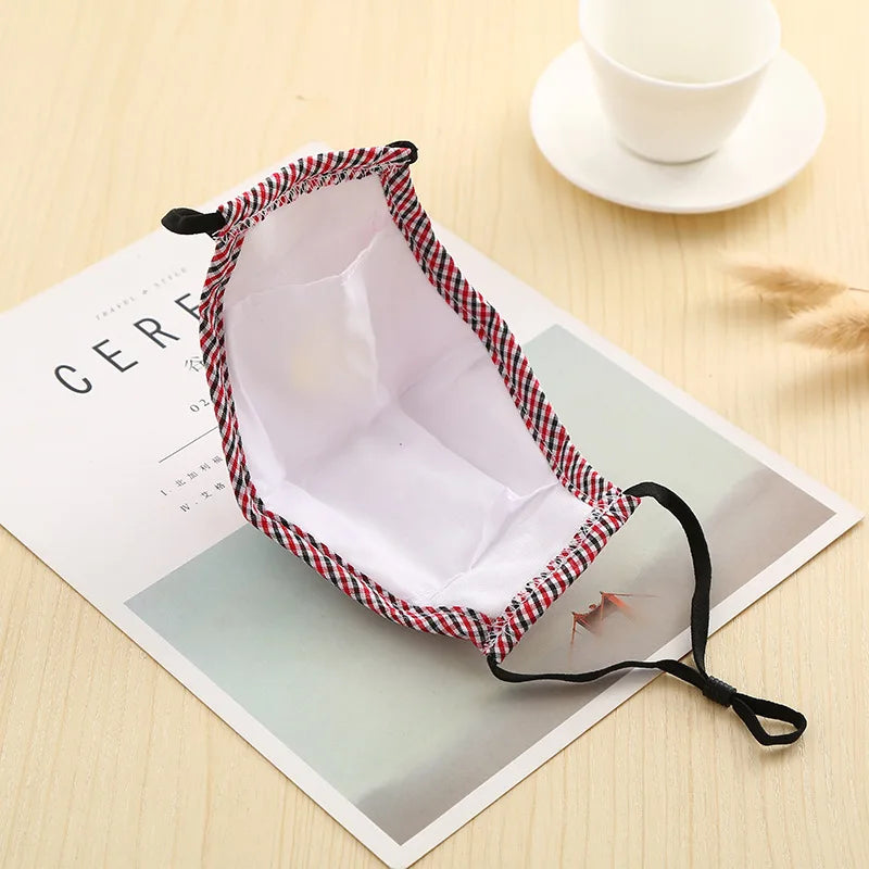 Non-disposable Breathable PPE Valve Pluggable Gasket Mask Men and Women Anti-fog Proof Activated Carbon Filter Cotton Mask