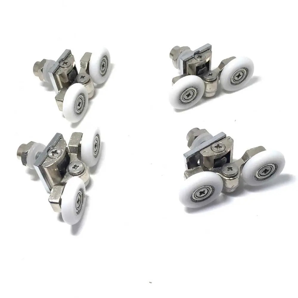 Shower Double Door Wheels 23mm Shower Door Rollers 4pcs