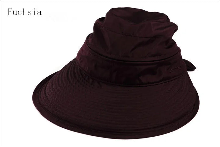 2019 New Summer Fashion Korean Style Bowknot Big Visor Cap Color Matching Beach Sun Hat for Women Chapeau Femme Ete