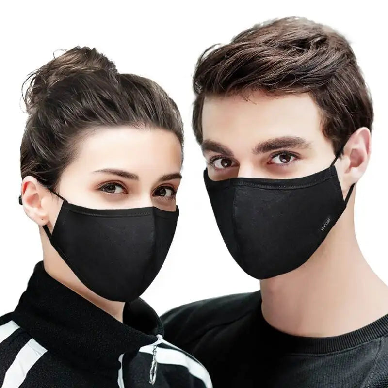 Non-disposable Breathable PPE Valve Pluggable Gasket Mask Men and Women Anti-fog Proof Activated Carbon Filter Cotton Mask