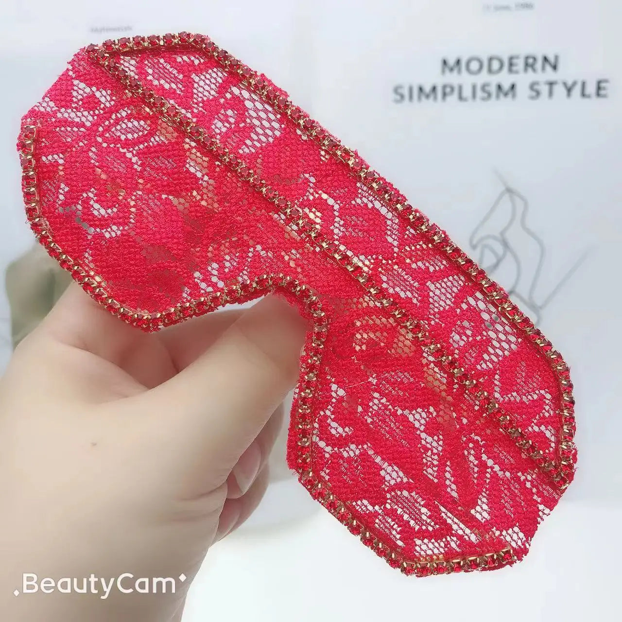 Lace Fashion Women Party Sunglasses DIY Handmade Diamond Oversized Eyewear