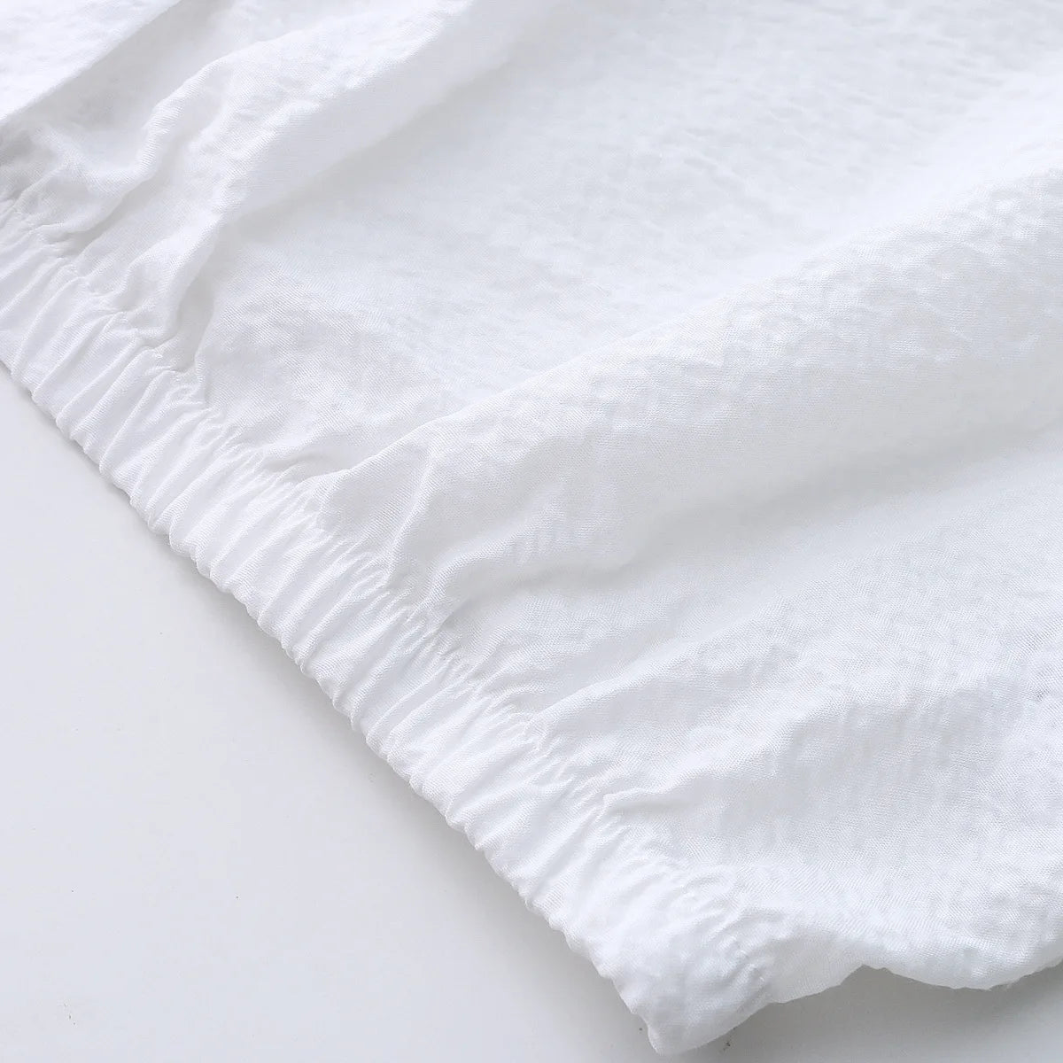 2023 Summer New Original Niche Design Women's White Cropped Shirts Crop Tops Cotton Short-sleeved Spicy Girl Short Blouse