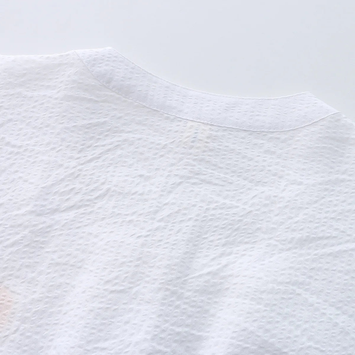 2023 Summer New Original Niche Design Women's White Cropped Shirts Crop Tops Cotton Short-sleeved Spicy Girl Short Blouse