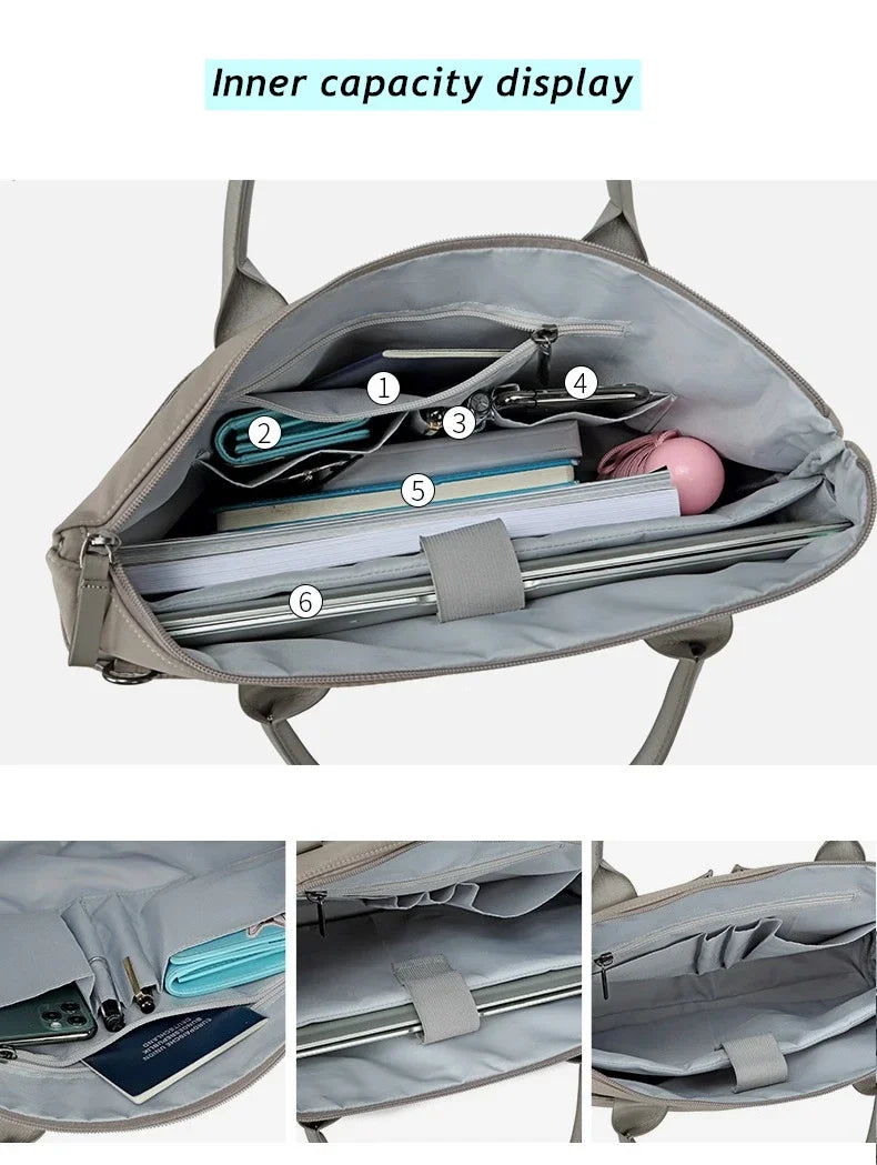 Messenger Laptop Bag 14,15.4,15.6,16 Inch,Women Lady Shoulder Case for Macbook Notebook Computer Dell ASUS Huawei Handbag