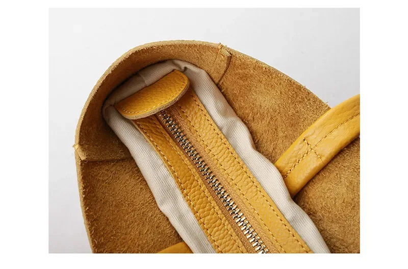 Women Luxury Bag Casual Tote Female Fashion Summer Beach Handbag Lady Popular Soft Cowhide Genuine Leather Shoulder Shopping Bag