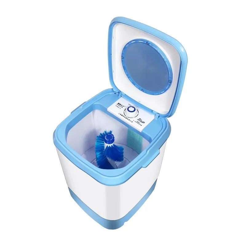 Small washing machine with integrated shoe washing sock washing underwear washing special wave wheel household baby artifact