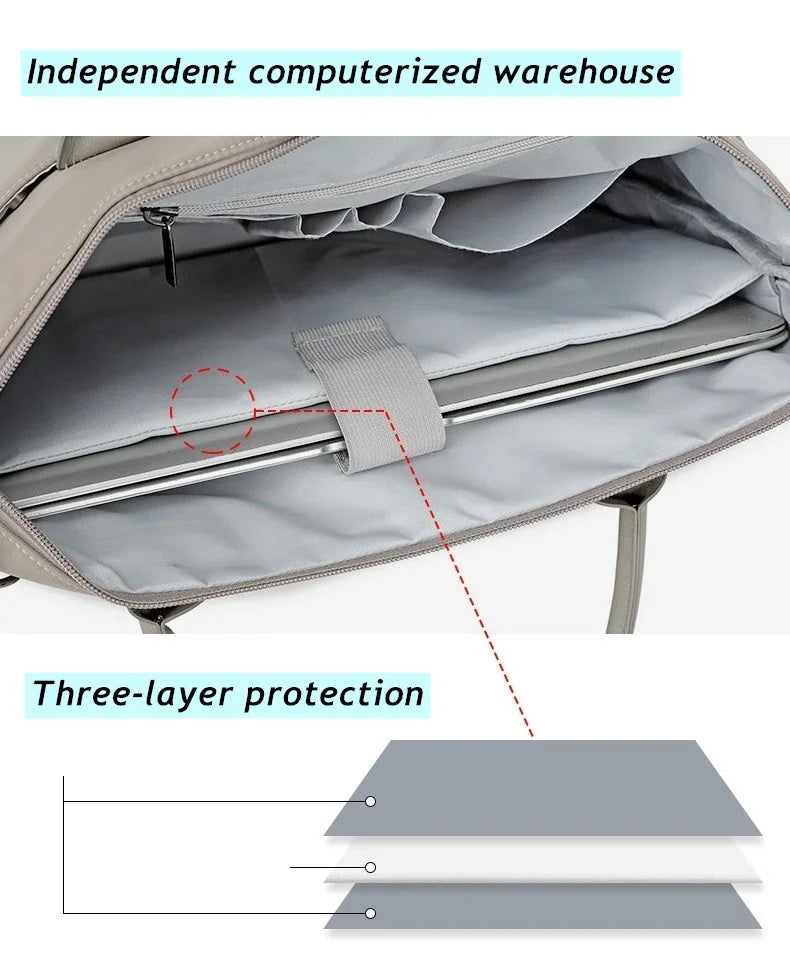 Messenger Laptop Bag 14,15.4,15.6,16 Inch,Women Lady Shoulder Case for Macbook Notebook Computer Dell ASUS Huawei Handbag