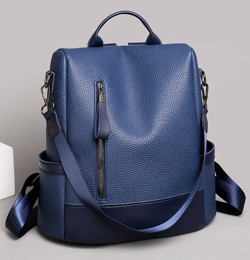 Multi-purpose Women's Backpack Female Retro Luxury Design Shoulder Bags New Fashion Famous Designer Anti-theft Ladies Backpacks