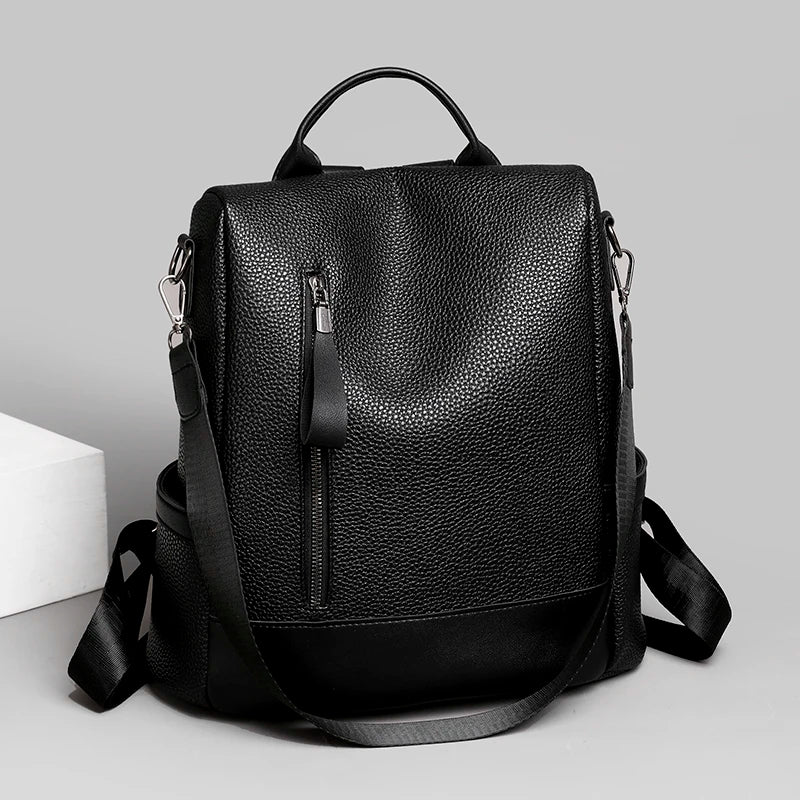 Multi-purpose Women's Backpack Female Retro Luxury Design Shoulder Bags New Fashion Famous Designer Anti-theft Ladies Backpacks