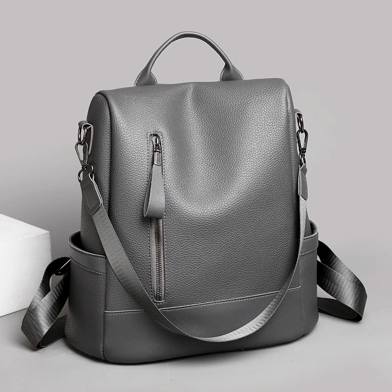 Multi-purpose Women's Backpack Female Retro Luxury Design Shoulder Bags New Fashion Famous Designer Anti-theft Ladies Backpacks