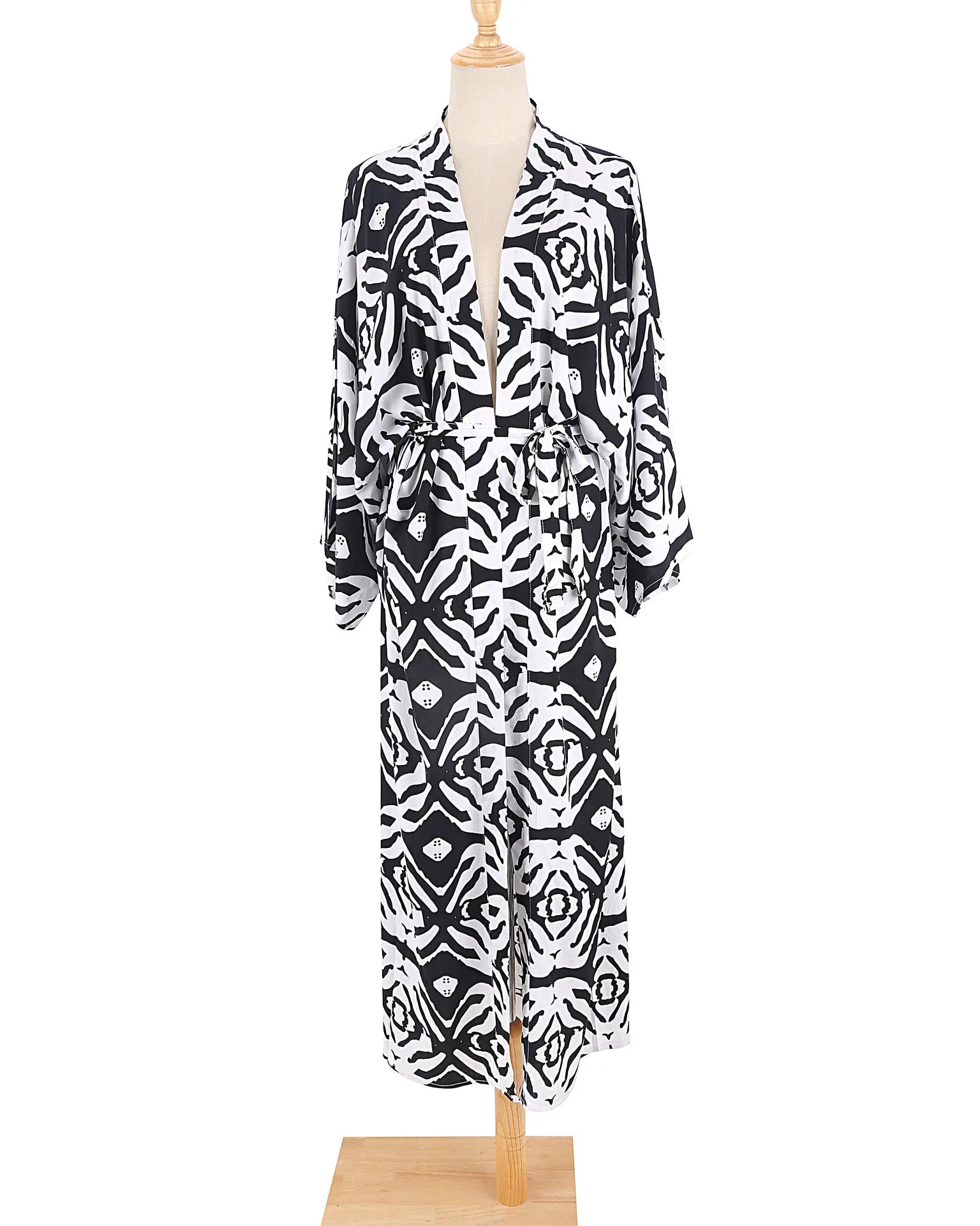 Kimono Bohemian Beach Swimsuit Cover Up Pareo Beach Women Tunics Beachwear 2023 Summer Long Bikini Blouse beach outfit for women