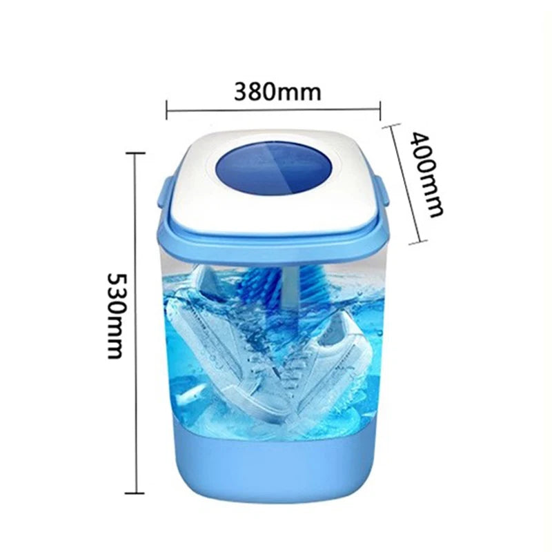 Small washing machine with integrated shoe washing sock washing underwear washing special wave wheel household baby artifact